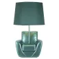 LAMPA NOCNA MIDCENTURY TURKUSOWA Ø 26X43 cm